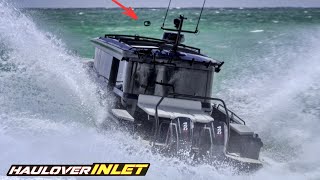 BRABUS Goes through Haulover without Hesitation Haulover Inlet Boats [upl. by Lecrad472]