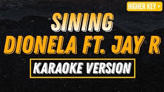 DIONELA  SINING FT JAY R KARAOKE VERSION FEMALE KEY [upl. by Zoilla535]