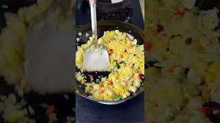 Egg Fried Rice with Surprises 🌟 Whats in It EggFriedRice AsianFood ChineseFood [upl. by Rudolph]