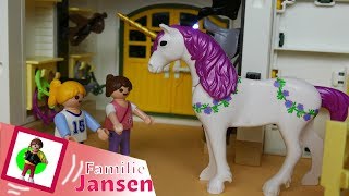 Playmobil Film quotDas letzte Einhornquot Familie Jansen  Kinderfilm  Kinderserie Unicorn [upl. by Cassy]