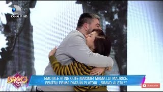 Bravo ai stil 03012019  Emotii maxime pentru Maurice Mama lui in platou la quotBravoquot [upl. by Nosniv]