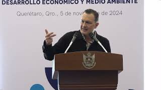 Inaugura Gobernador el Seminario Interinstitucional de Desarrollo Económico y Medio Ambiente en Qro [upl. by Osyth]