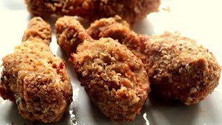 How to make Chicken Drumsticks Crispy Tasty coating recipe [upl. by Lainad]