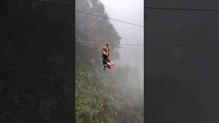 zipline this 😭 top commentszipline viralvideos shorts trill thrill trending viralshorts [upl. by Einttirb756]