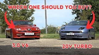 Which was the best Italian coupe  alfaromeo fiatcoupe wheelerdealers [upl. by Neyuh626]