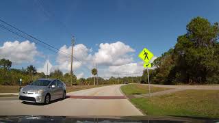 Driving through Rotonda West Florida [upl. by Yorle]