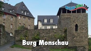 Burg Monschau  Jugendherberge  RheinEifelTV [upl. by Aicertap]