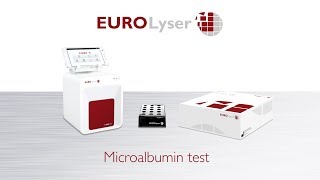 Durchführung eines Microalbumin Tests auf dem Eurolyser CUBES [upl. by Aynnat]