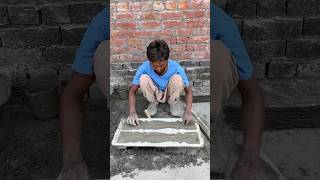 handmade cement pillar creation craftperson cementprojects short [upl. by Thier498]