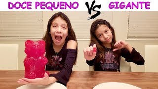 DOCE PEQUENO VS GIGANTE [upl. by Elleirol849]