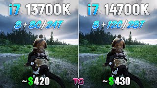 Core i7 14700K vs Core i7 13700K  Test in 10 Games [upl. by Ovida495]