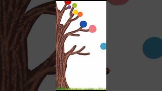 Make A Beautiful Tree Animation Digital Drawing Art Shorts [upl. by Eirrehc]