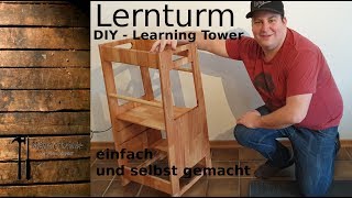 DIY Lernturm  Learning Tower einfach selbst gemacht [upl. by Blayze]