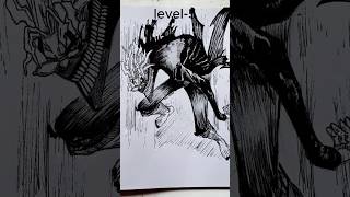 Okarun level 12345 speed drawing 😳 drawing anime shorts [upl. by Htebazle19]