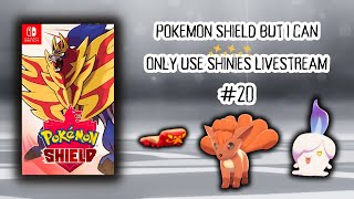 Motostoke Gym FULL ODDS shiny hunting  Pokemon Shield but I can only use SHINIES stream 20 [upl. by Clevey]