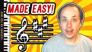 Key Signatures Made Easy for Beginners [upl. by Yema]