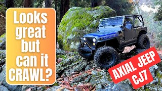 Unboxing amp Intense Test Of Axial Jeep Cj7 Scx10 Iii Rtr Rc Crawler [upl. by Enalb]