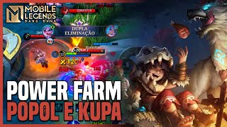 COMO FAZER POWER FARM DE POPOL  BANGAS ACADEMY 2024 29  MLBB [upl. by Jennica]