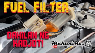 Nahuli Din Kita Fuel Filter Ang Dahilan ng Kadjot sa Arangkada  EFI Fuel Filter replacement [upl. by Imuya]