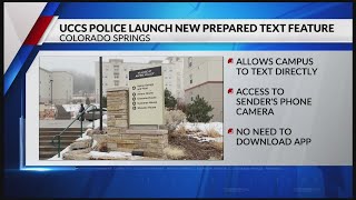 UCCS Police launches new text feature [upl. by Franckot549]