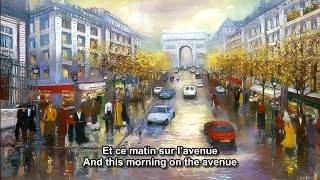 Les ChampsElysees  Joe Dassin  French and English subtitlesmp4 [upl. by Atnom]