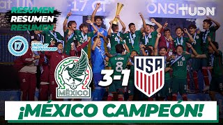 Resumen y goles  México 31 Estados Unidos  CONCACAF Sub 172023  TUDN [upl. by Pippa]