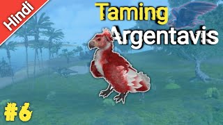 Ark Survival Evolved Mobile  Taming Argentavis  Ep6  Hindi  Ark Mobile [upl. by Euqinay]