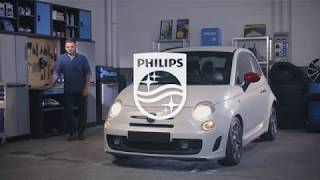 How to replace headlight bulbs on your Fiat Abarth 500 [upl. by Eidorb]