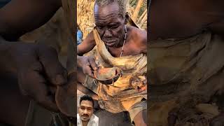 Africa poor man eating food africa villagelife vlog wildlife viralmaharavlog [upl. by Weingartner]