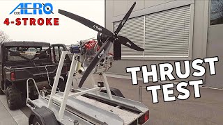 BlackHawk’s Aero 1000 4Stroke Paramotor THRUST TEST [upl. by Haziza]