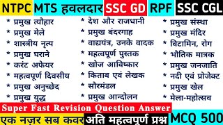 STATIC GK PYQ SSC CGL MTS GD NTPC ALPSochbypriyanka  staticgk statickpyq staticgkbypriyanka [upl. by Laing75]