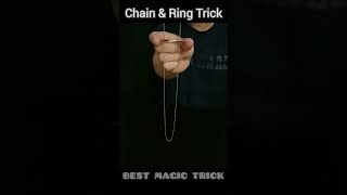 BEST Magic Amazing Chain amp Ring Trick Timeless magic magic shorts magictrick [upl. by Ulises]