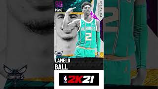 Evolution Of Lamelo Balls Best 2K Cards 2K202K25 [upl. by Dreeda498]