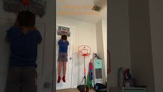 Hanging on my spalding mini hoop [upl. by Rosella277]