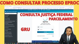 TUTORIAL COMO FAZER CONSULTA NO EPROC [upl. by Adias]