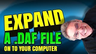 How To Expand A Daf Archive On Your Computer [upl. by Utta]