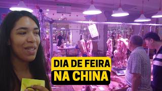 ASSIM É UM MERCADÃO LOCAL NA CHINA [upl. by Finstad12]