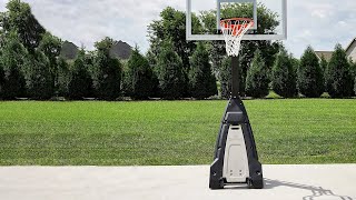 Spalding NBA The Beast Portable Basketball Hoop Review Watch Before You Buy [upl. by Nereil]