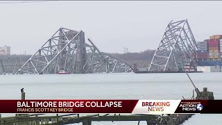 The latest on the Baltimore bridge collapse [upl. by Euqinue679]