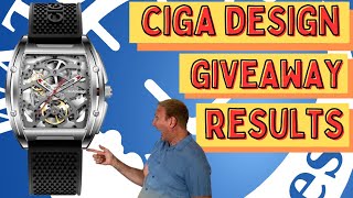 Giveaway results Ciga Design Series Z  Did you win this amazing free watch [upl. by Qooraf]