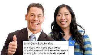 John Cena amp Awkwafina Answer The Webs Most Searched Questions  WIRED [upl. by Neo]