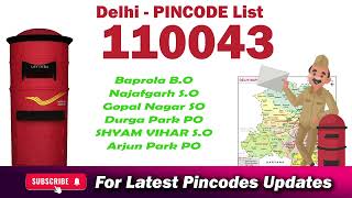 Shyam Vihar Delhi Pin Code 110043  Shyam Vihar Pin Code [upl. by Naleek]