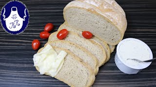 Brot selber backen mit dem Vorteig aus Roggenmehl knusprig und lecker [upl. by Mandle]