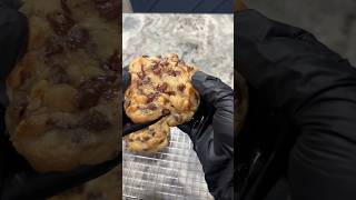 Levain Bakery Style Chocolate Chip Walnut Cookie  Copycat shorts cookies dessert easy bakery [upl. by Anaili]