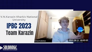 SolBridge IBPC 2023 Team Introduction V N Karazin Kharkiv National University [upl. by Llorrac]