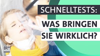 CoronaSchnelltests Was bringen sie wirklich Wie sicher sind sie  Münchner Runde  BR24 [upl. by Annel931]