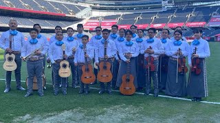 The US National Anthem by Mariachi Los Pumas in Chicago Fire Game [upl. by Rheingold]