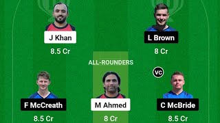 GER vs SCO XI Dream 11 Prediction GER vs SCO XI Dream 11 Team Scotland vs Germany Team Comparison [upl. by Atinahs]