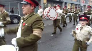 Sons of the somme flute band36th ulster division centenary memorial association parade 20thOct 2018 [upl. by Frodine]