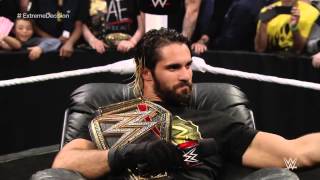 Randy Orton and Seth Rollins’ Extreme Decision Raw April 13 2015 [upl. by Derinna]